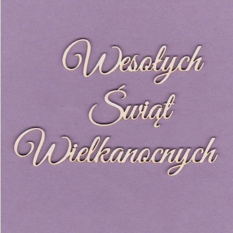 Tekturka Crafty Moly Napis G2 - Wesołych Świąt Wielkanocnych